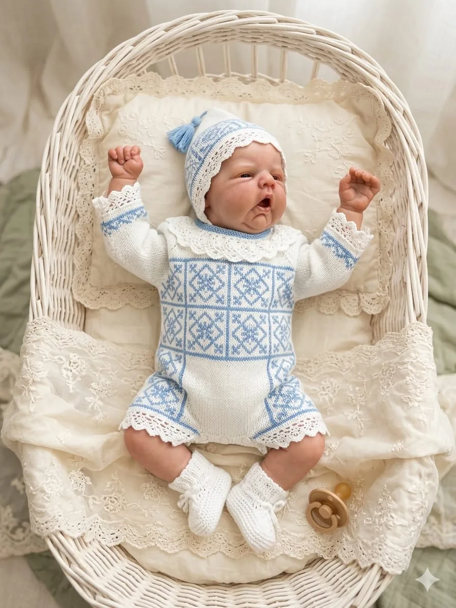 Ukázka úpravy fotografií reborn panenky 108